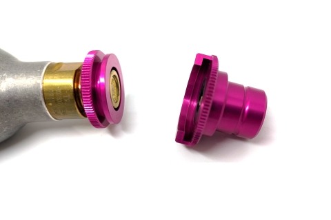 Immagine dell'adattatore da SodaStream Blu a vite a Pink Quick-Connect