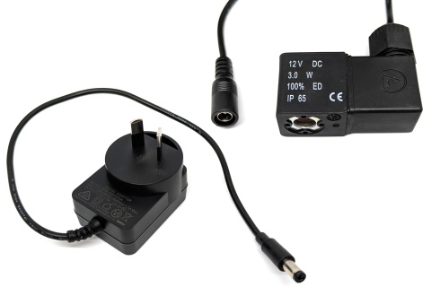 Bobina solenoide 12v DC e trasformatore per Australia e Nuova Zelanda